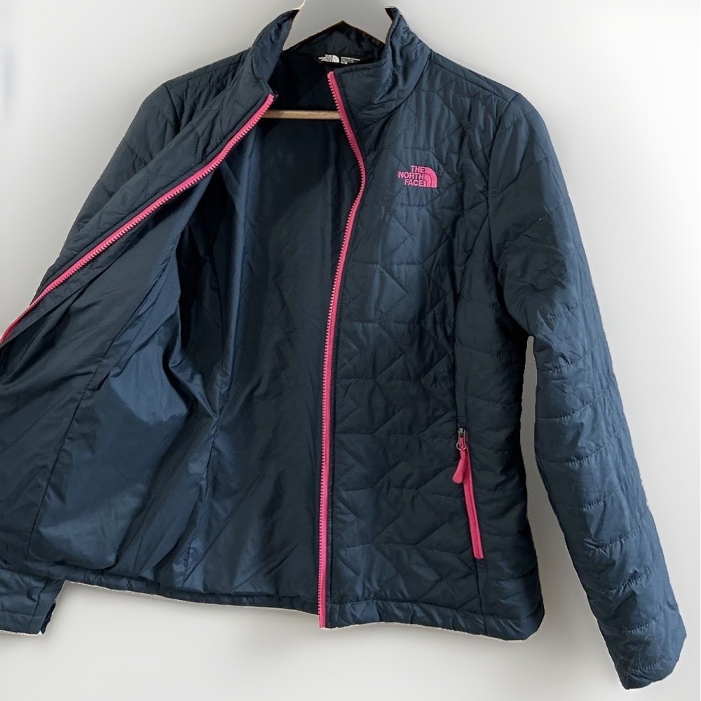 The North Face Women's Quilted Full Zip Puffer Jacket Coat Sz Med Clean - Picture 4 of 8